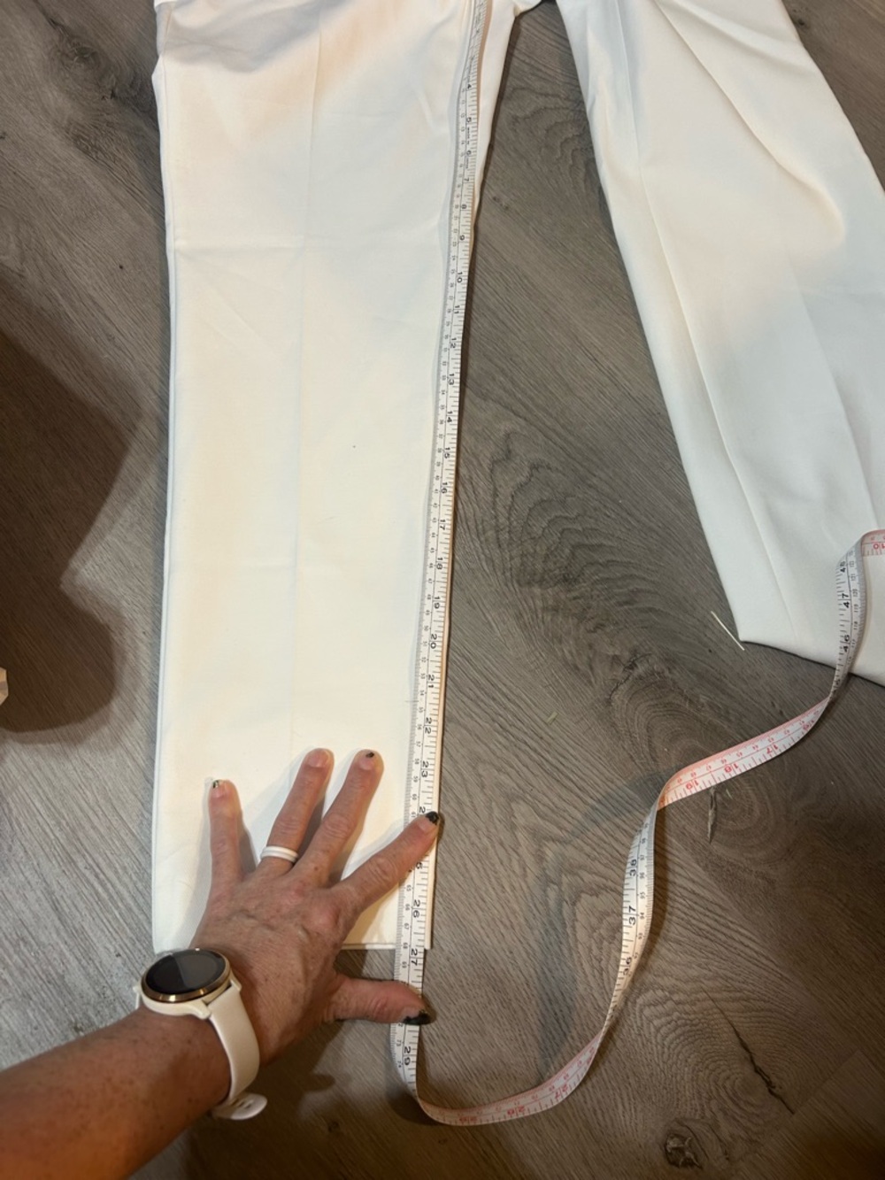 White House Black Market White Straight Dress Pants - Picture 8 of 8